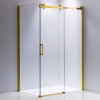 Obdélníkový sprchový kout HYD-OK202B 110x90 zlatý/transparent - bez vaničky
