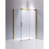 Obdélníkový sprchový kout HYD-OK202B 110x90 zlatý/transparent - bez vaničky