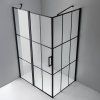 Obdélníkový sprchový kout BS03B BL 110x90 černá/transparent - bez vaničky
