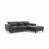 Rohová sedací souprava Foble (Materiál potahu Nube 4 - šedá, Orientace levá)