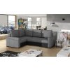Rohová sedací souprava Corona (Materiál potahu Berlin 01, Soft 17 - šedá, Orientace pravá)