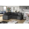 Rohová sedací souprava Corona (Materiál potahu Berlin 01, Soft 17 - šedá, Orientace pravá)