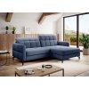 Rohová sedací souprava Lorelle (Materiál potahu Kronos 09 - tmavě modrá, Orientace pravá)