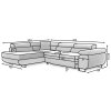 Rohová sedací souprava Anton