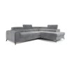 Rohová sedací souprava Laurence (Materiál potahu Monolith 84 - šedá, Orientace levá)