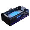 Hydromasážní vířivá vana Iris 933B 160x84 s ohřevem vody, černý mramor