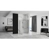 Obdélníkový zalamovací sprchový kout REA FOLD N2 70x80 cm, chrom - bez vaničky