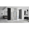 Obdélníkový zalamovací sprchový kout REA FOLD N2 70x80 cm, chrom - bez vaničky