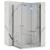 Obdélníkový zalamovací sprchový kout REA FOLD N2 70x80 cm, chrom - bez vaničky