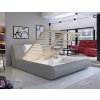 Čalouněná postel Flavio (Materiál potahu Paros 05, Paros 06 - šedá, Rozměr 140x200)