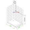 Hydromasážní box ALMA-P 120x80 pravý
