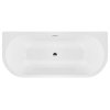 Volně stojící akrylátová vana ke stěně REA CAPRI 170 cm