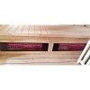 Zahradní kombinovaná sudová sauna 2v1 HYD-4023 - Infrasauna + finská sauna 180x200, 4-6 osob