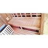 Zahradní kombinovaná sudová sauna 2v1 HYD-4023 - Infrasauna + finská sauna 180x200, 4-6 osob