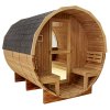 Finská zahradní sudová sauna panoramatická HYD-4020 210x240, 4-6 osob