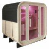 Finská zahradní sudová sauna HYD-4024 180x200, 2-4 osoby