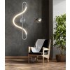 LED nástěnné svítidlo APP859-W Long Chrome
