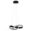 Moderní stropní svítidlo LED + PILOT APP817-CP Black