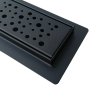 Sprchový odtokový žlab DL01 WAVE G5 HYD-2733 60 cm, černý