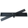 Sprchový odtokový žlab DL01 QUBE G3 HYD-2681 70 cm, černý