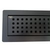 Sprchový odtokový žlab DL01 QUBE G3 HYD-2681 70 cm, černý