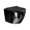 Závěsná WC mísa se SoftClose sedátkem HYD-4151, černá