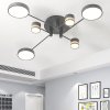 Stropní LED osvětlení s dálkovým ovládáním APP529-6C šedá