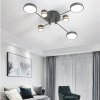Stropní LED osvětlení s dálkovým ovládáním APP529-6C šedá