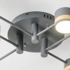 Stropní LED osvětlení s dálkovým ovládáním APP529-6C šedá
