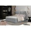 Čalouněná postel Amber s úložným prostorem (Materiál potahu Berlin 01 - šedá, Rozměr 140x200)