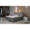Čalouněná postel Adel s úložným prostorem (Materiál potahu Dora 96 - šedá, Rozměr 140x200)