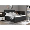 Čalouněná postel Glossy s úložným prostorem (Materiál potahu Berlin 01 - šedá, Rozměr 145x200)
