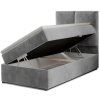 Čalouněná postel Rivia s úložným prostorem (Materiál potahu Kronos 09 - tmavě modrá, Rozměr 90x200)