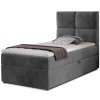 Čalouněná postel Rivia s úložným prostorem