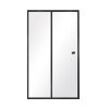 Posuvné sprchové dveře DUO SLIDE BLACK 100x195 (110x195, 120x195, 130x195 ) pro instalaci do niky