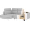 Rohová sedací souprava Barea (Materiál potahu Royal 01 - bílá, Orientace levá)