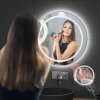 Zrcadlo ⌀80 cm s vyhříváním a regulovatelným LED osvětlením HOM-05520