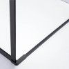 Čtvercový sprchový kout BS10A 80x80 černá/transparent + vanička ST02A WH bílá