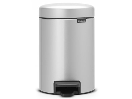 Pedálový koš NewIcon 3L metalická šedá