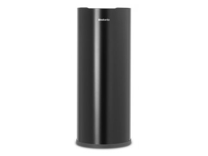 ReNew Toilet Roll Dispenser Matt Black 8710755280504 Brabantia 96dpi 1000x1000px 7 NR 20135