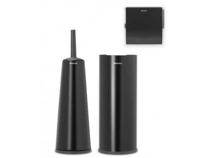 ReNew Toilet Accessory Set of 3 Matt Black 8710755280603 Brabantia 96dpi 1000x1000px 7 NR 21493