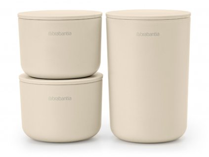 ReNew Storage Pots, set of 3 Soft Beige 8710755223501 Brabantia 300dpi 2000x2000px 9 NR 29112