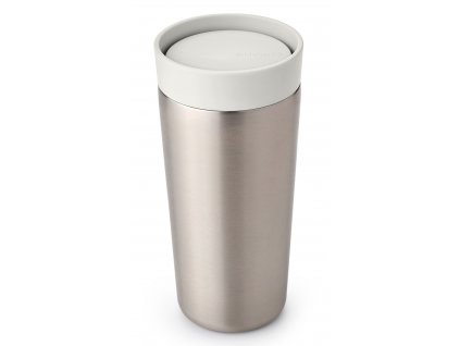 Termohrnek 360ml světle šedá