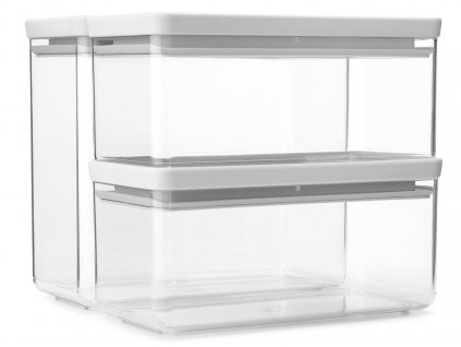 Tasty+ Stackable Canister, Set of 3 Light Grey 8710755230806 Brabantia 96dpi 2000x2000px 9 NR 35082