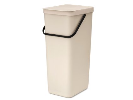 Sort & Go Waste Bin, 40L Soft Beige 8710755251788 Brabantia 96dpi 2000x2000px 9 NR 53759