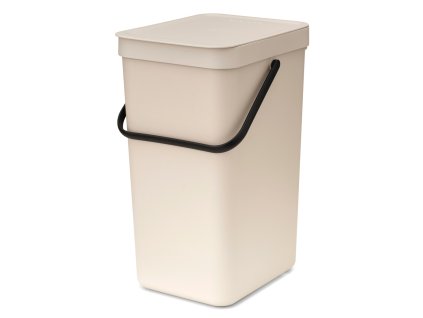 Sort & Go Waste Bin, 16L Soft Beige 8710755251740 Brabantia 96dpi 2000x2000px 9 NR 53775