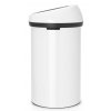 108686 Touch Bin 60L White White Lid 02