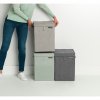 Stackable Laundry Box, 35L Grey 8710755120428 Brabantia 300dpi 2000x2000px 9 NR 13952