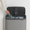 BO Touch Bin 2x30L minerální šedá