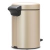 NewIcon Pedal Bin, 3L Metallic Gold 8710755304408 Brabantia 300dpi 2000x2000px 9 NR 21957